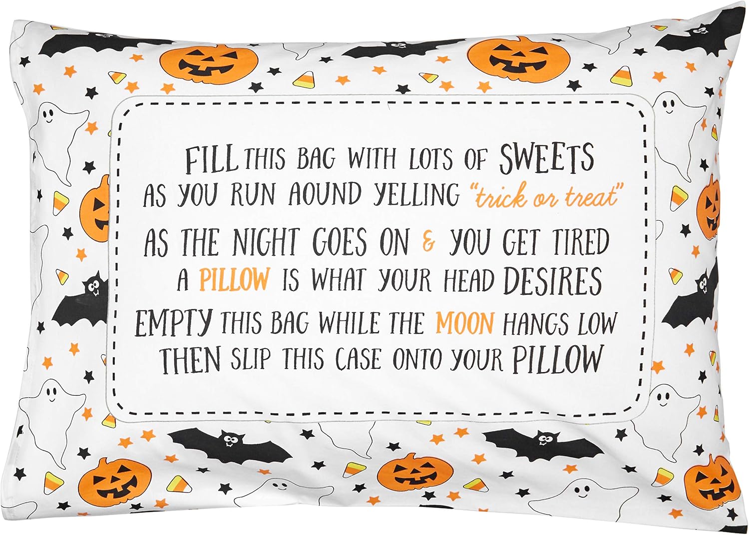 Amazon Com Mud Pie Kid S Halloween Trick Or Treat Pillow Case