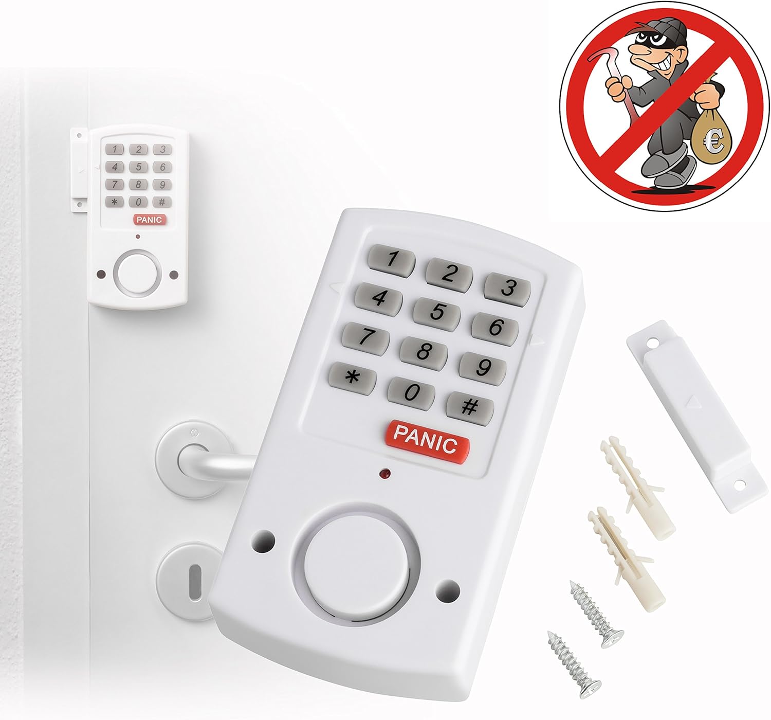 10 Sensori Magnetici Per Allarme Casa VISSQH | Contatto NC - Foto 3