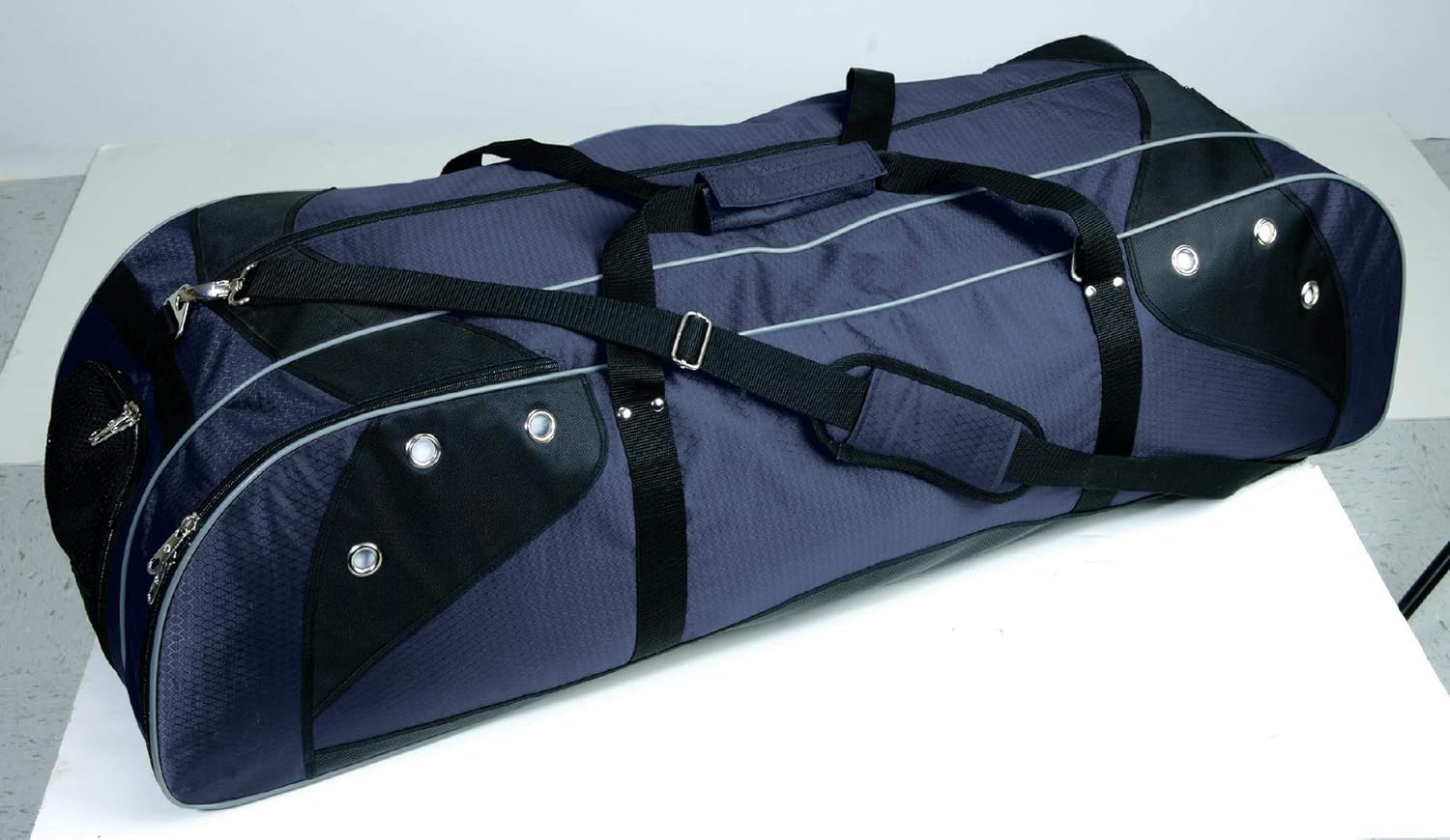 Martin Sports Deluxe Lacrosse Player's Bag Holds Two Sticks, Red on Black, 42" L X13" W X 12" H : Sports & Outdoors