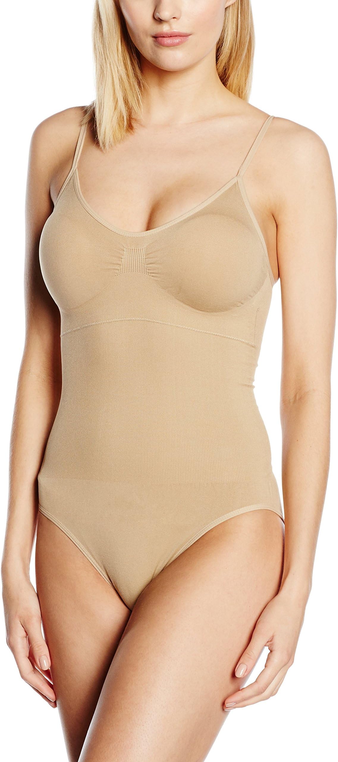 vitalotex Women's Shaping Bodysuit - Beige -Medium (Manufacturer Size: 38/40)