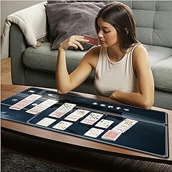 Tabletop Card Playmat with Magic Zones, 24 x 14