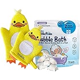 TruKid Lavender Bubble Podz & BubbleGlove Set – Bubble Bath Pods with 2 Wash Gloves for a Calming Bath Routine