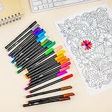 BIC Intensity Felt Tip Pens 24 Pack Vibrant Colouring Pens for Schools view 5