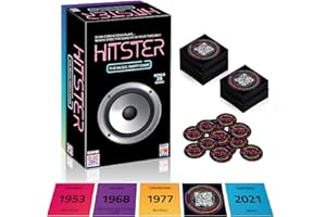 Fotorama Hitster Jumbo Edition: The Ultimate Music Quiz Party Card Game for Adults and Families - 2 to 10 Players Ages 16+