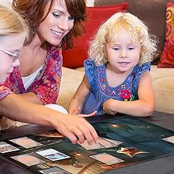 EDGFRTOIO Playmat 24" x 14" Game Mats Tabletop