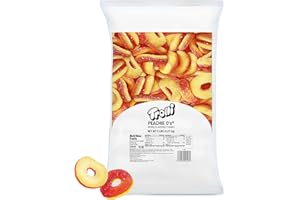 Trolli Peachie O's Sour Gummy Rings Candy, 5 Pound Bulk Bag