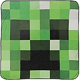 Jay Franco Mojang Minecraft Creeper Plush Throw Blanket