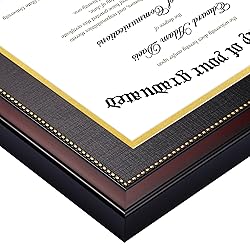 upsimples 8.5x11 Diploma Certificate Frame with