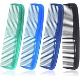 Soft 'N Style Hair Care 4-Pack Comb - Not Breakable - mens comb/fine tooth comb/peines para cabello