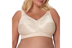 Playtex Womens 18 Hour Comfort-Strap Wireless Bra, Full-Coverage Bra with 4-Way Trusupport, Single & 2-packFull Coverage Bra