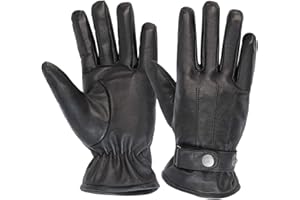 ALPIDEX Men Leather Gloves Genuine Leather Soft Warm Lined Leather Gloves Winter Gloves Glove Black Brown Autumn Winter