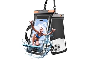 JZOCON Waterproof Phone Pouch ​- 2 Pack Underwater Dry Bag, IPX8 Water Proof Phone Case for iPhone 15 14 13 12 Pro Max XS Samsung Case Up to 7.0" Detachable Lanyard