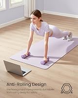 SONGMICS Hex Dumbbells Set with Stand 2x1kg 2x3kg 2x5kg Neoprene view 7