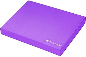 ProsourceFit Exercise Balance Pad – Large Cushioned Non-Slip Foam Mat & Knee Pad for Fitness, Stability Training, Physical Th
