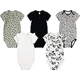 HUGGIES unisex-baby 5-pack Elevated Bodysuit