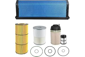 JKLESA AF27879 P551005 FS19915 PF9908 Filter Kit, Compatible With Freightliner Cascadia DD13 DD15 DD16 Series Engine