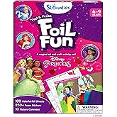 Skillmatics Foil Fun - Disney Princess, Mess-Free Art & Craft Kits for Kids, DIY Creative Activity, Travel Toys, Easter Gifts for Fans of Moana, Cinderella, Ariel, Jasmine, Ages 4, 5, 6, 7, 8, 9