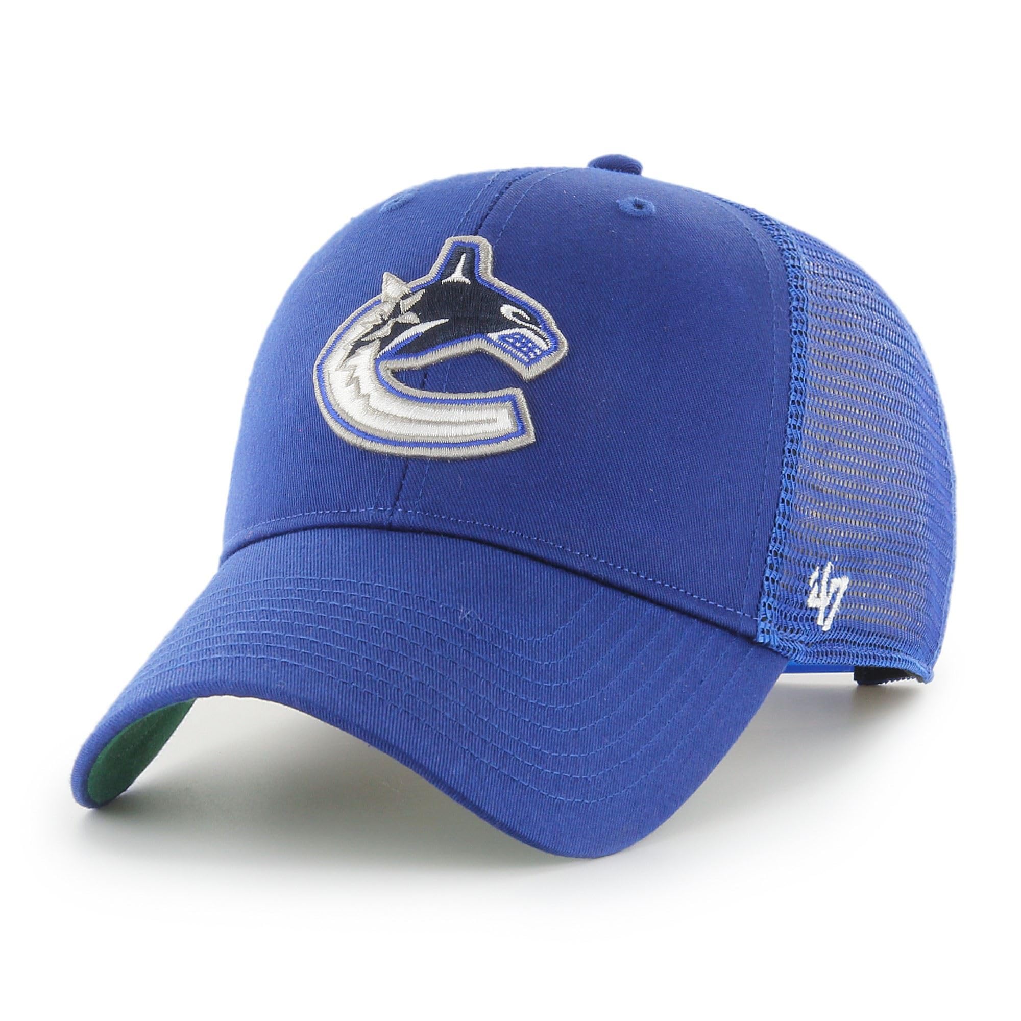 47 Vancouver Canucks NHL Most Value P. Branson Blue Adjustable Trucker Cap