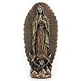 Veronese Design 6 1/8" Our Lady Of Guadalupe Virgin Mary Religious Statue Cold Cast Resin Bronze Finish Home Decor Figurine