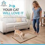 SOL Cat Scratching Mat 60x40cm Cat Scratcher Pads Durable Sisal Anti-Slip view 5