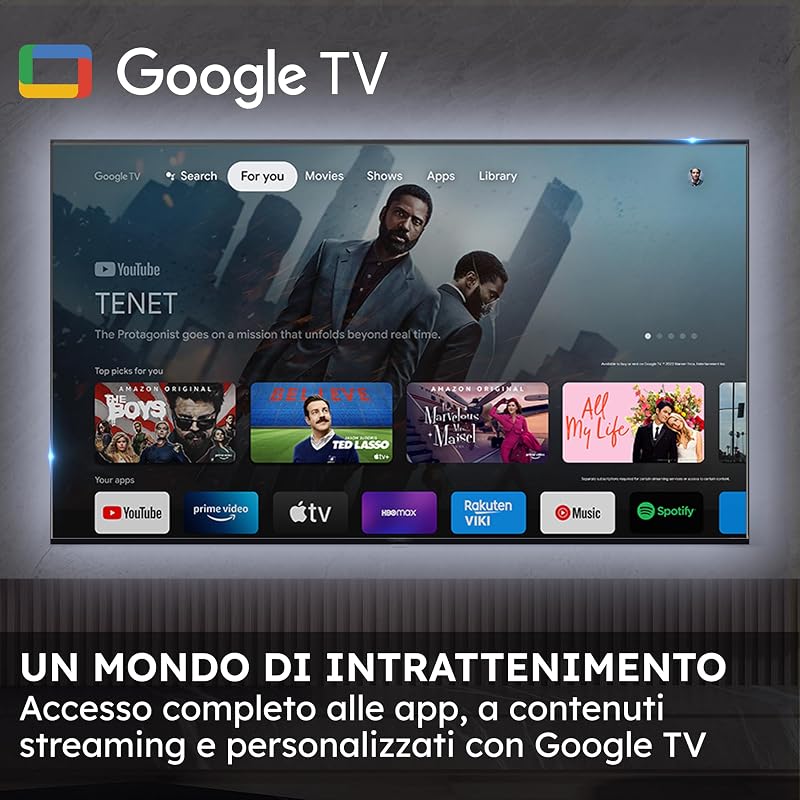 Smart TV 55" QLED 4K UHD, S81 Series, Google TV, Gaming 120Hz
