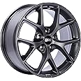 BBS SR Satin Grey Wheel with Painted Finish (17 x 7.5 inches /5 x 112 mm, 45 mm Offset)