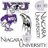 Desert Cactus Niagara University Sticker Purple Eagles NU Vinyl Decals Laptop Water Bottle Car Scrapbook T2 (Type 2-2)