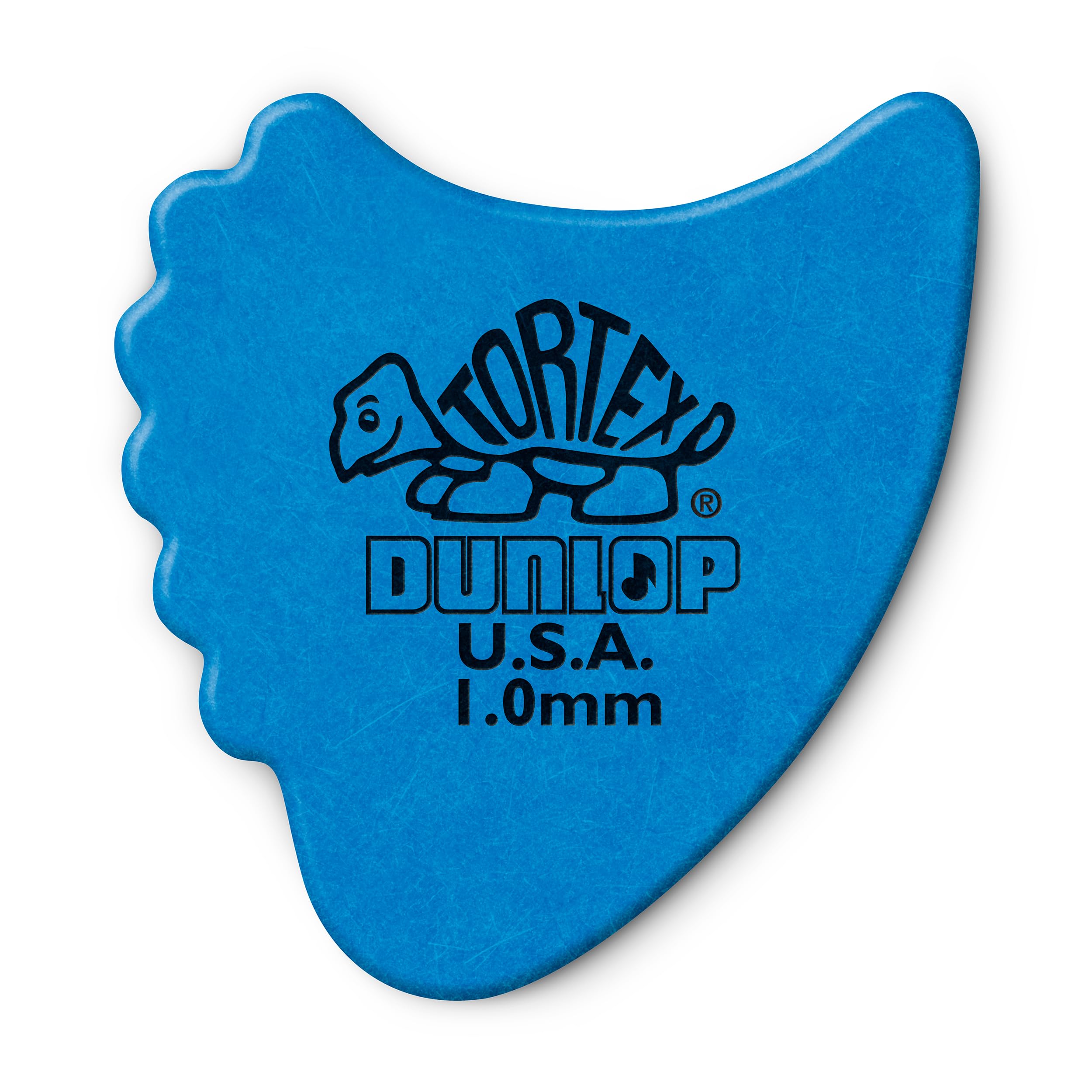 Jim Dunlop 414R1.0 Guitar Picks, 1.0 mm, Blue