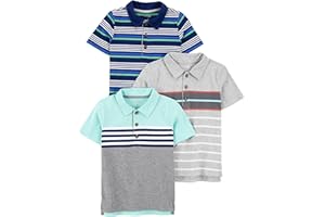 Simple Joys by Carter's Boys 3-Pack Short Sleeve Polo