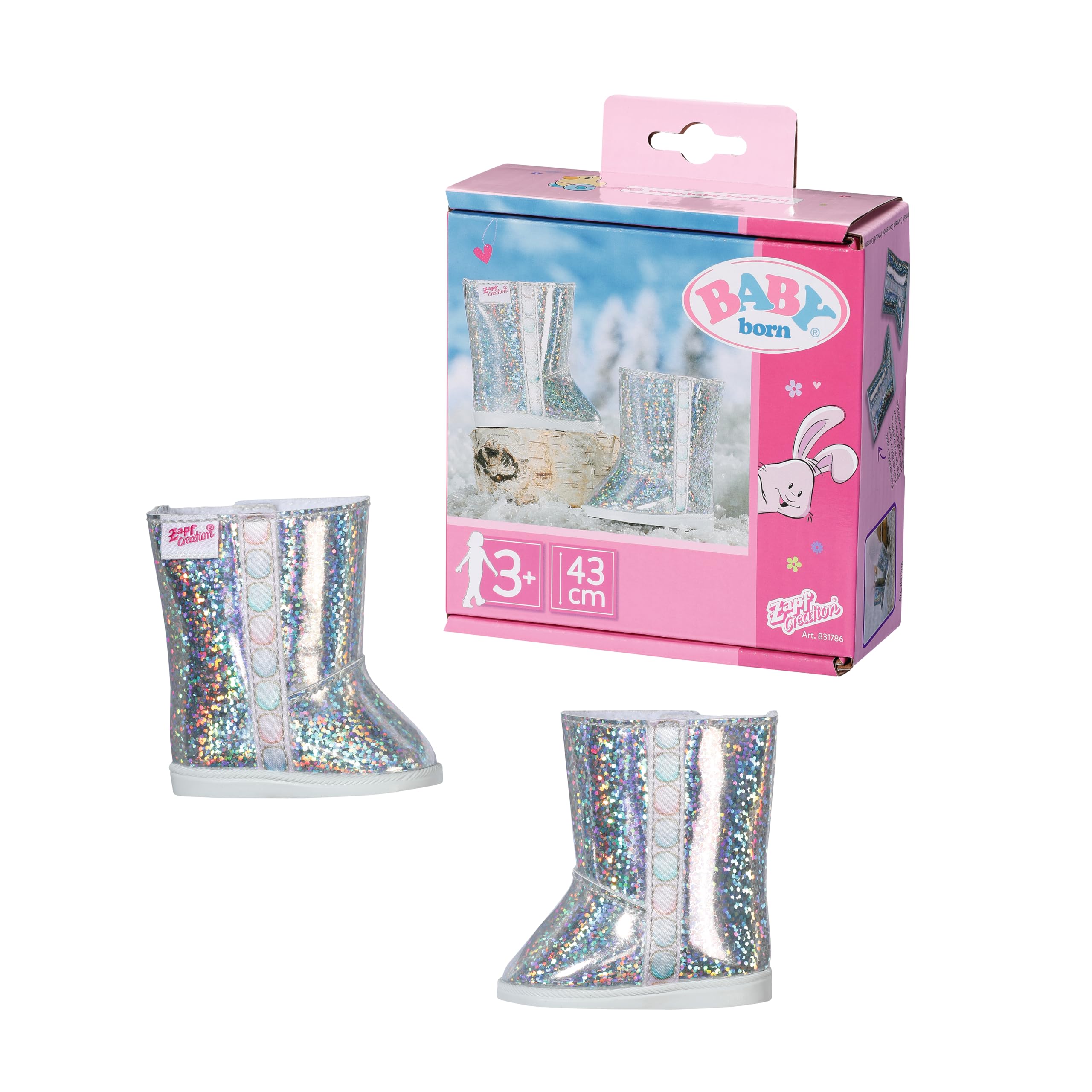 BABY Born 515 831786 EA Winterboots High 43 cm, red