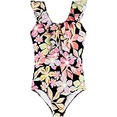Kanu Surf Girls Gianna Beach Sport Ruffle One Piece Swimsuit