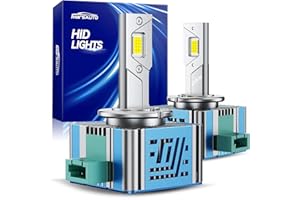 Marsauto D3S D3R HID Bulbs, 800% Brightness, 30,000LM 6500K White for 66340 42403 42302 (42403C1) Xenon HID Bulb, Plug and Play, Pack of 2