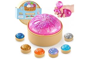 Sugar Dumpling Squishy Mystery Box - Cute Viral Squishy Dumpling Toy, Slow Rising Fidget Squeeze Toys for Stress Relief, Perf