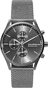 Amazon.com: Skagen Men's Holst Quartz Analog Stainless Steel and ...