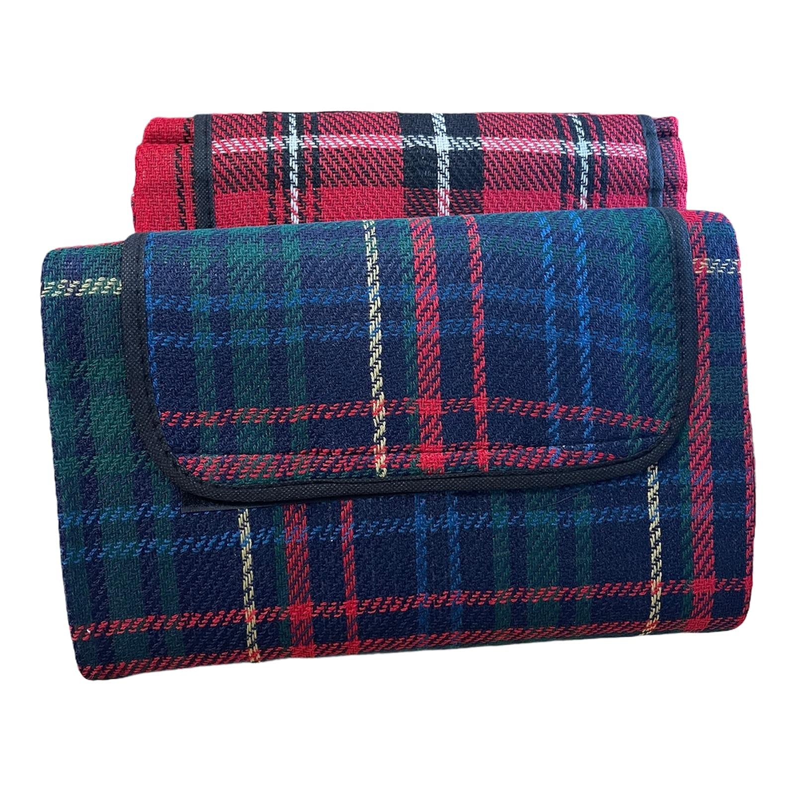 Mantraraj Foldable Picnic Blanket with Carrying Handle Strap, Compact Waterproof Beach Blanket & Garden Rug, Outdoor Camping Tent Carpet, Large Picnic Mat for 2-4 People | Beach Essentials | Beach Mat