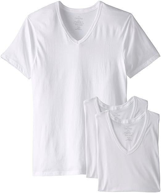 calvin klein v neck t shirts 3 pack