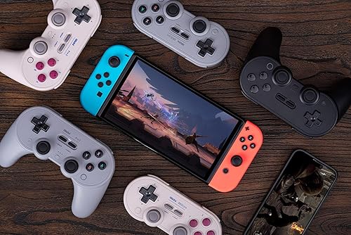 8Bitdo Pro Bluetooth Controller for Switch/Switch 2, Hall Effect