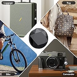 QCOQ Air Tracker Tags-4 Pack Black | Bluetooth