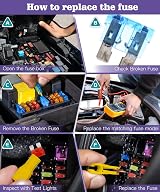 Digank 165 Pcs Car Fuses Kit with Storage Case 12V-32V Universal view 5