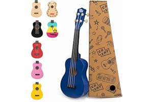 CB SKY 21" (53cm) Soprano Ukulele for Kids/Beginners - Blue