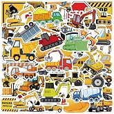 105 Pack Construction Stickers, Funny Truck Stickers Digger Decal | Construction Stickers Party Favors Supplies Birthday Decorations Vehicle Waterproof for Adults Water Bottle Laptop