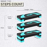Xn8 Sports Exercise Steppers Adjustable Height 10 15 20 cm, Sturdy view 7