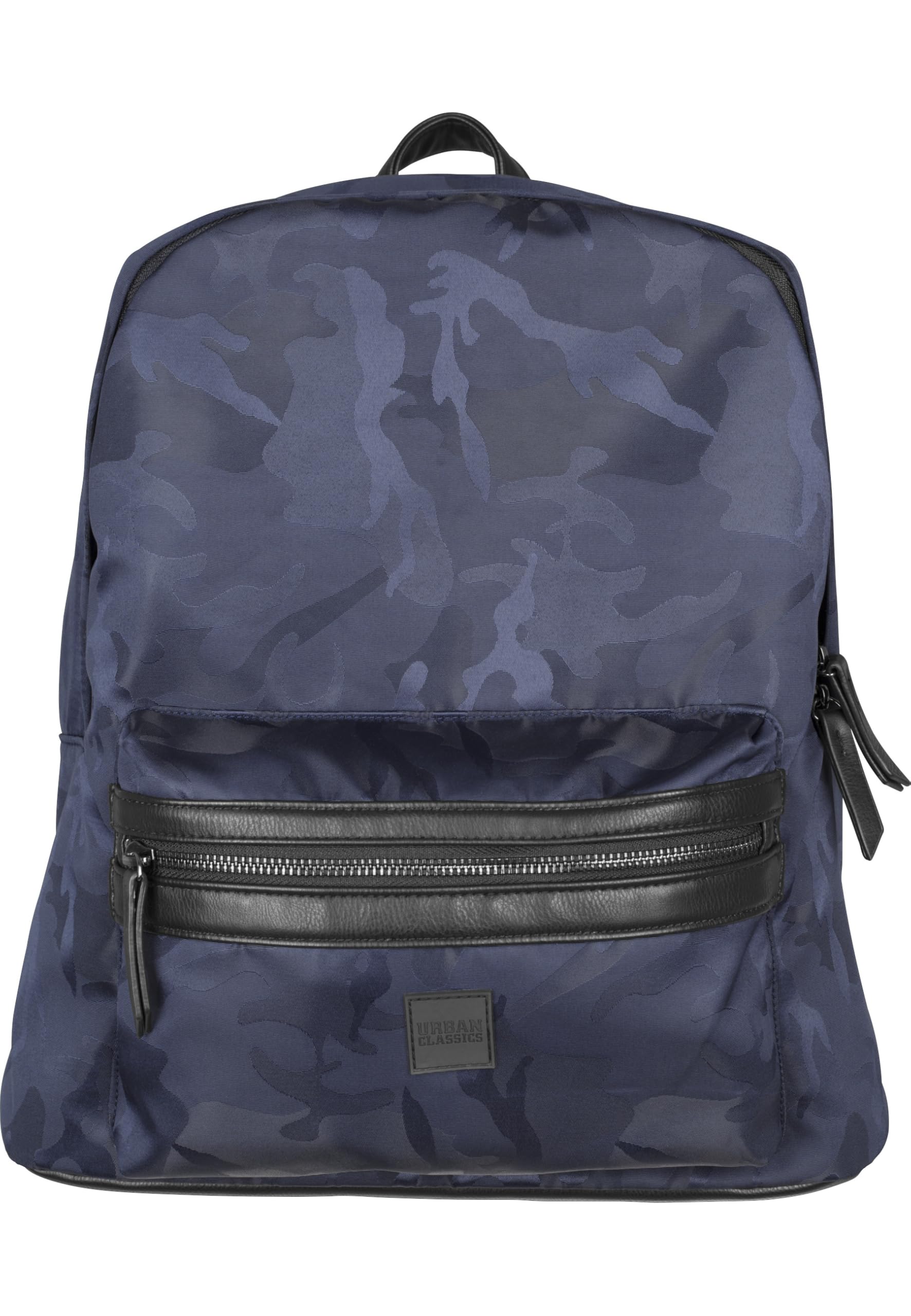 Urban Classics Camo Jacquard Backpack, Unisex Adults’ Mehrfarbig (Navy Camo), 38x16.5x34 cm (B x H T)