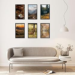 QOTIB Wood 12x20 Picture Frame Black for Wall