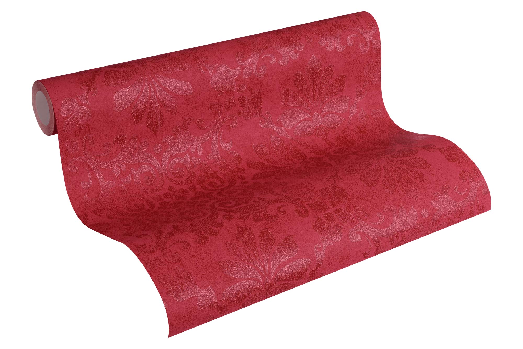 A.S. Création A.S.Création Memory Vintage Floral Wallpaper 10.05 x 0.53 m Metallic Red Made in Germany 329873 32987-3