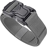 JUKMO Tactical Belt for Men, Military Rigger 1.5" Nylon Web Work Belt with Quick Release Heavy Duty Buckle