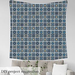 Boho Fabric by The Yard, Mandala Flower