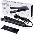 Herstyler Forever Straightening Flat Iron | Travel Friendly Dual Voltage Flat Iron 1.25 inch | Ceramic Hair Straightener For 