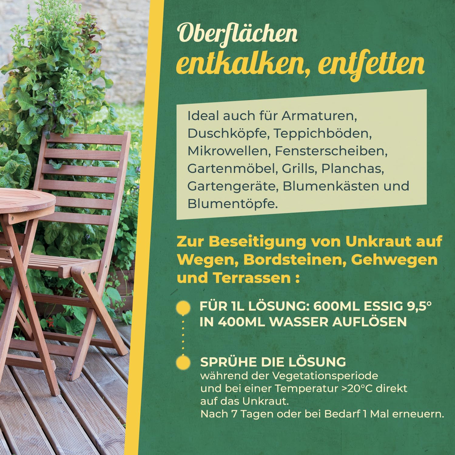 STARWAX FABULOUS Weißer Essig 9,5° 6 l 4