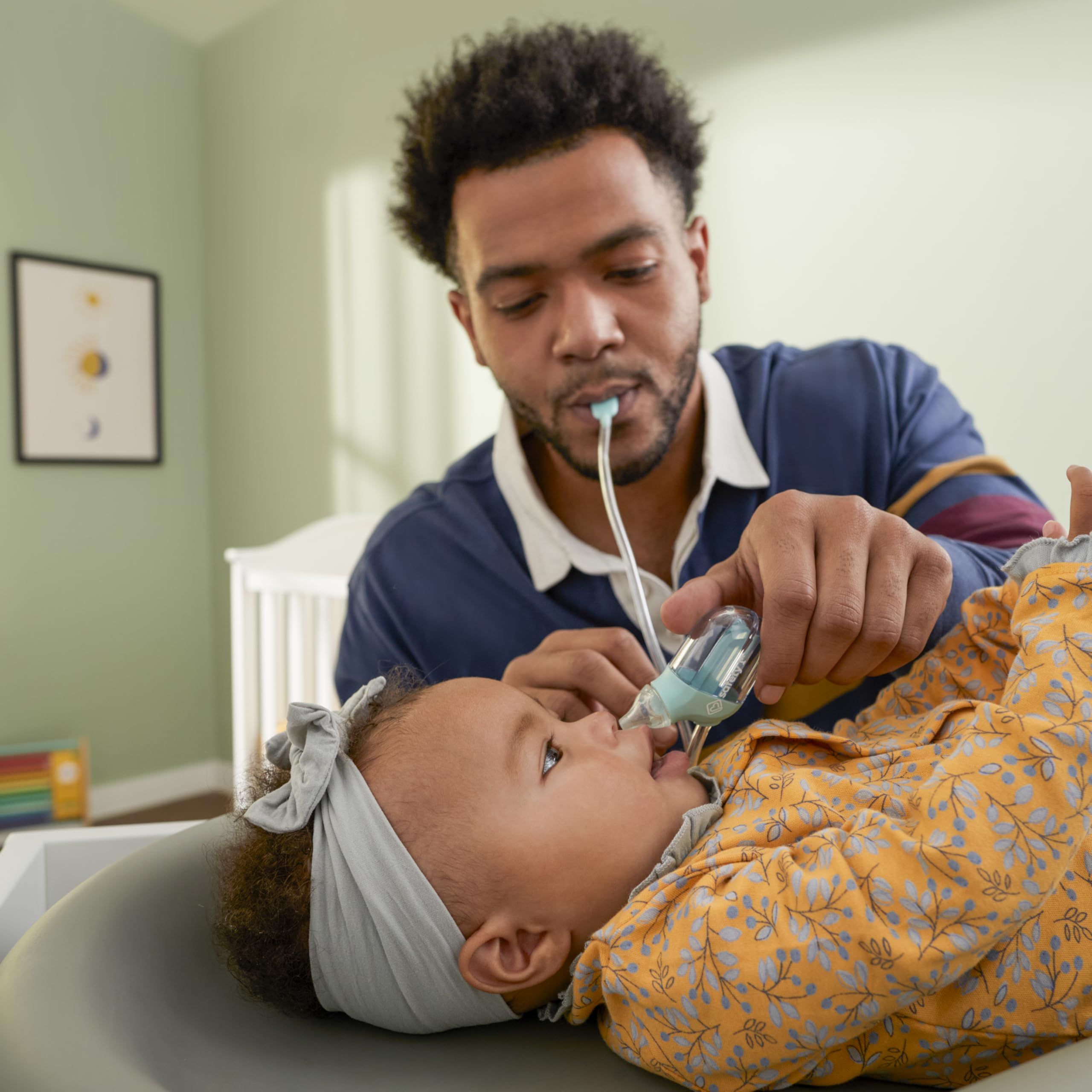 Safety 1st Baby’s 1st SneezyWeezy Kit, BoogEase Nasal Aspirator, 3-in-1 Digital Thermometer, Fuss Free Medspoon, Infant Healthcare Set, Easy-Clean Snot Sucker, Medicine Feeding Spoon